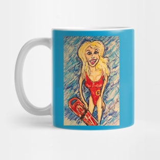 Pamela Anderson C.J Parker Baywatch Mug